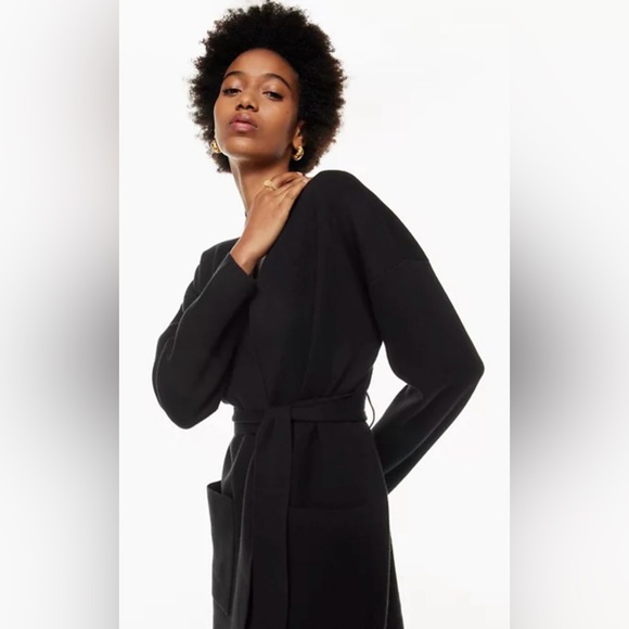 Aritzia Wilfred Belize black Cardigan size M - Picture 1 of 14